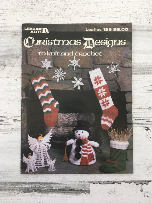 Christmas Designs to Knit and Crochet