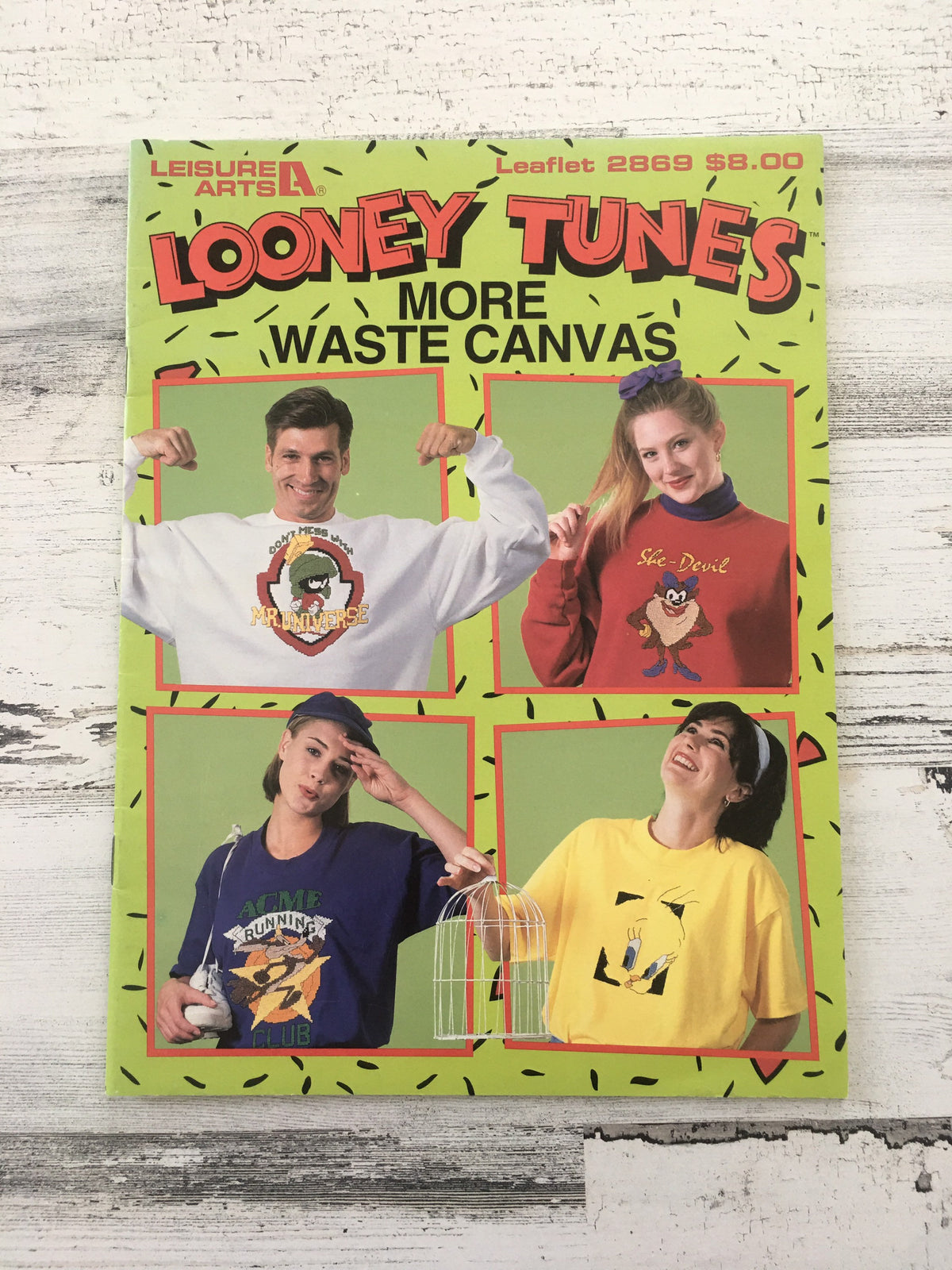 Looney Tunes More Waste Canvas - 1996 Cross Stitch Pattern Book