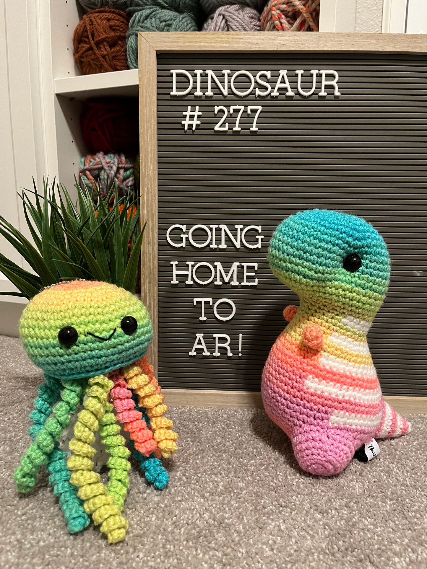 Pastel Ombré- Chubby Dinosaur