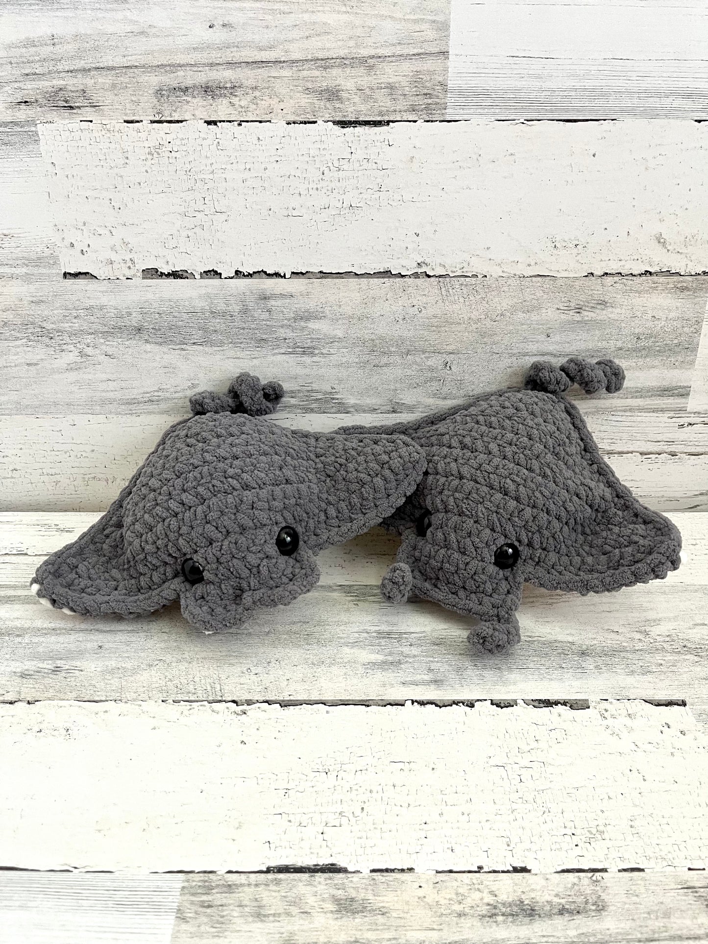 Dark Gray Ray - MEGA Plush
