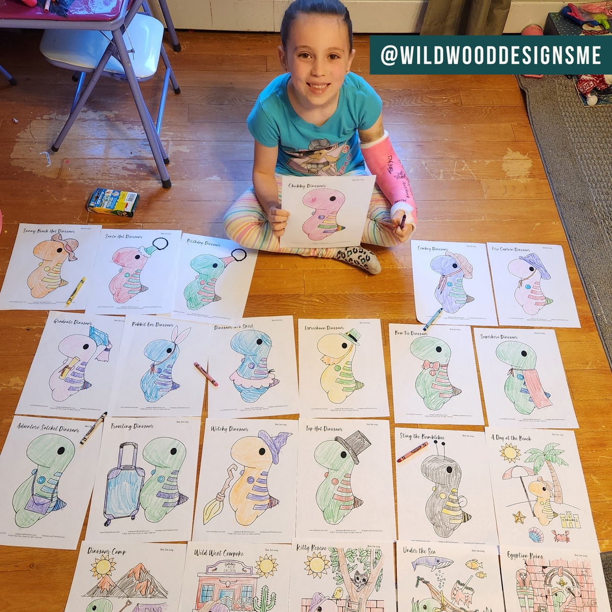 Chubby Dinosaur Coloring Book - Multipack Coloring Pages