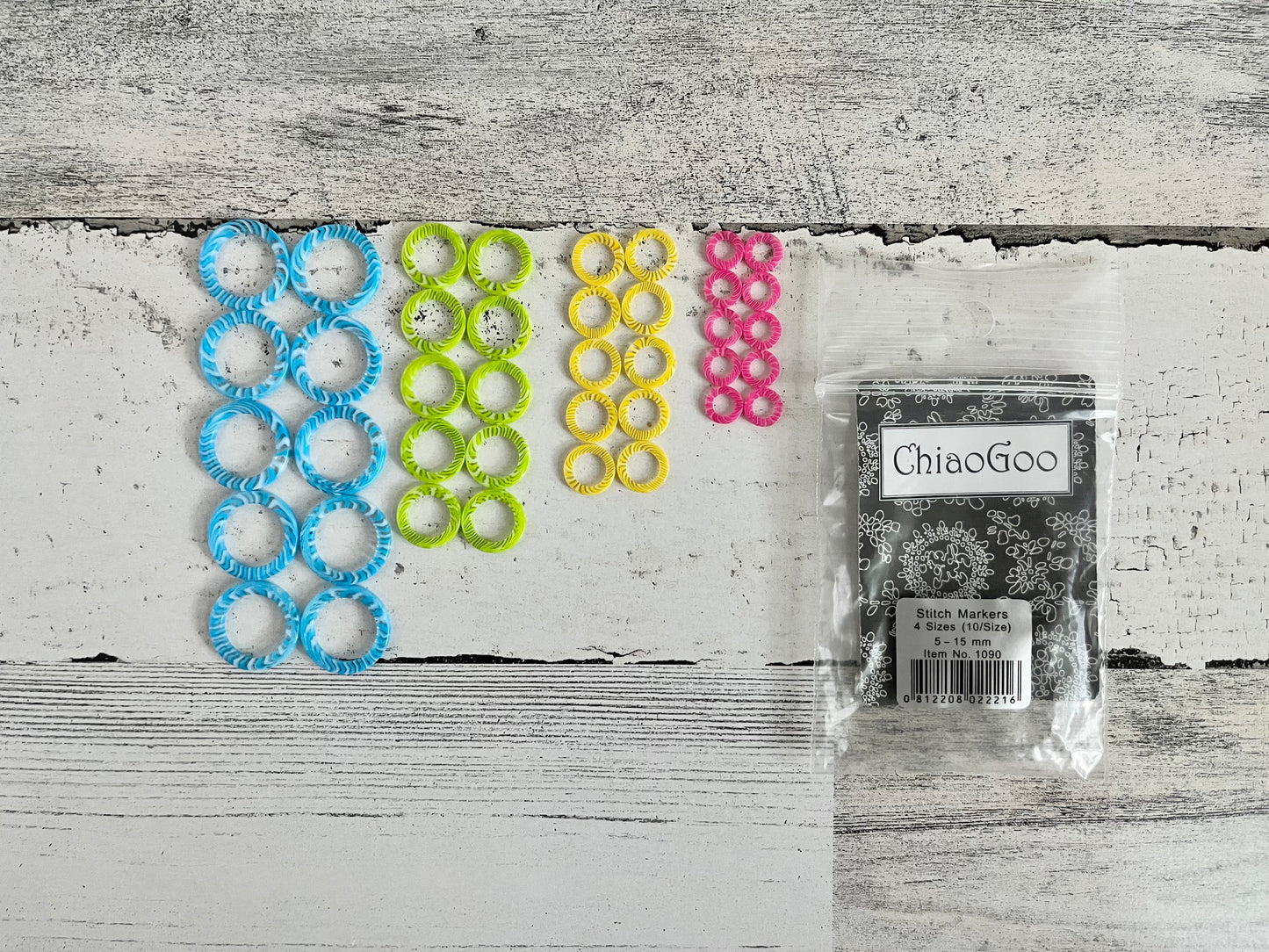 ChiaoGoo Knitting Stitch Markers - 5-15mm