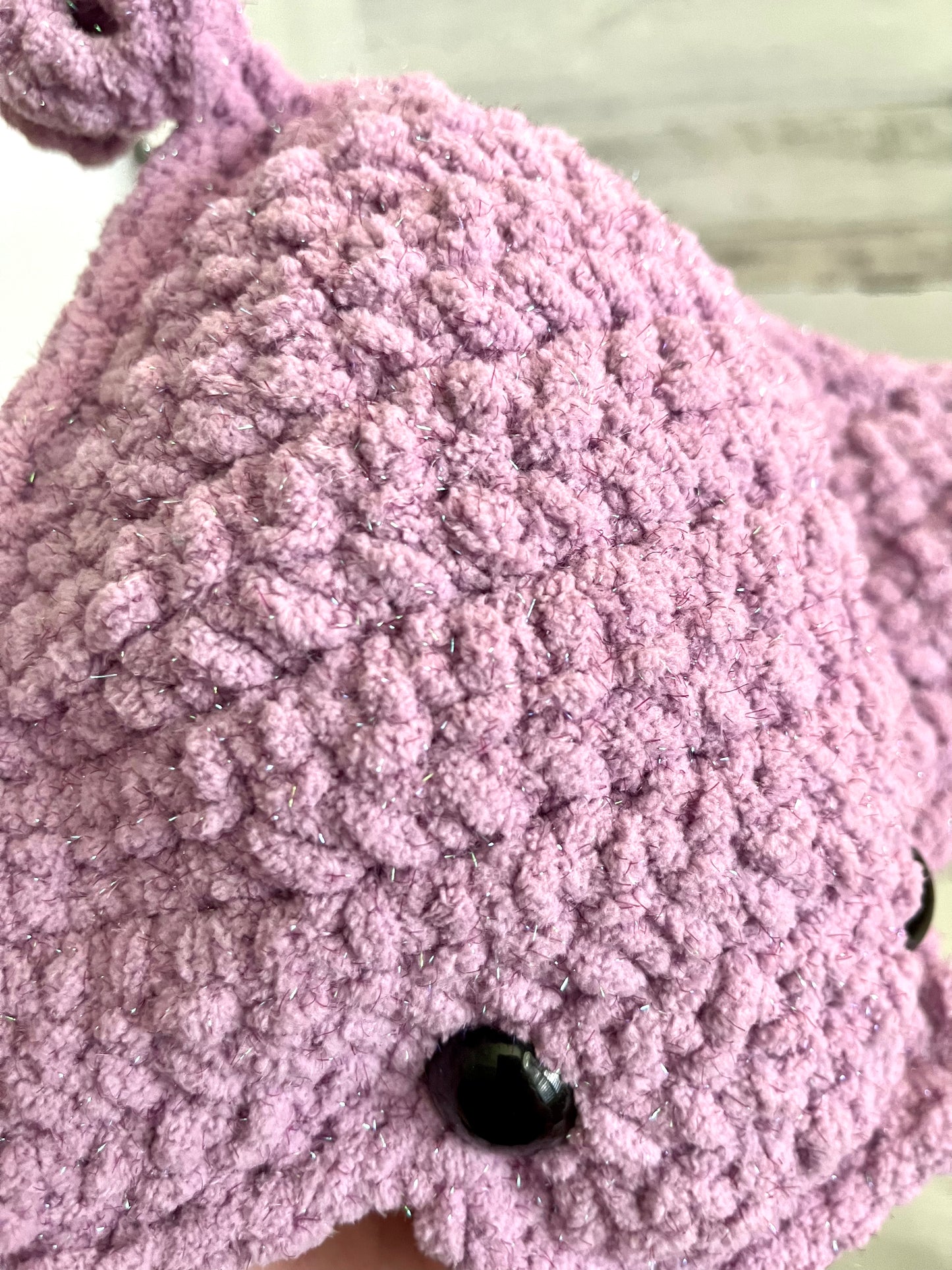 Lavender Sparkle Ray - MEGA Plush