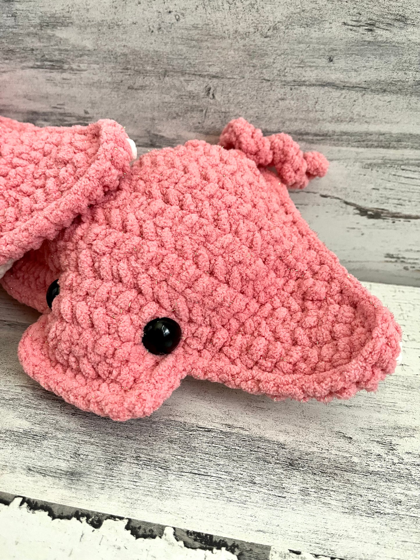 Rose Sparkle Ray - MEGA Plush