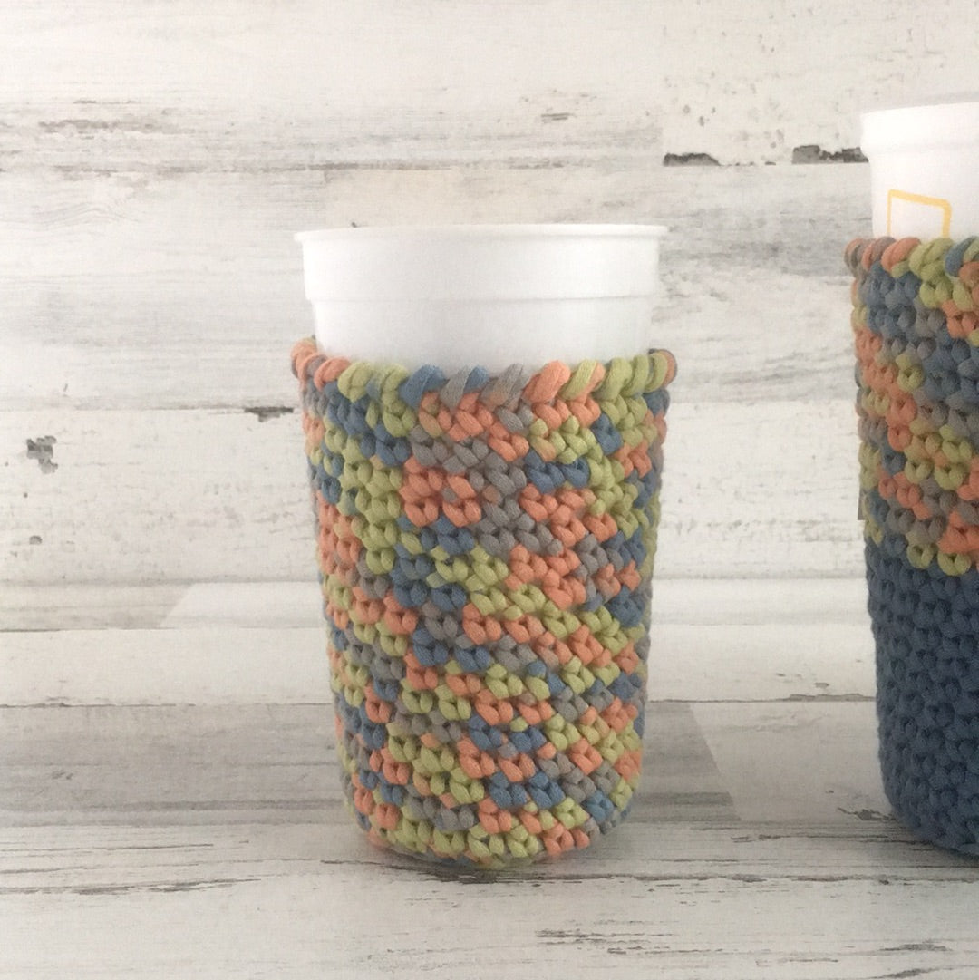 Retro Variegate - Hot and Cold Cup Cozy -