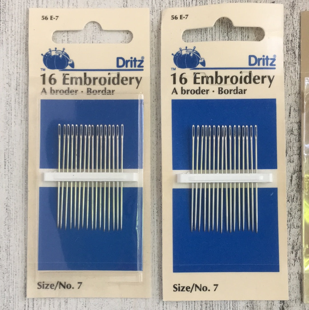 Vintage Dritz & Susan Bates Embroidery Needles