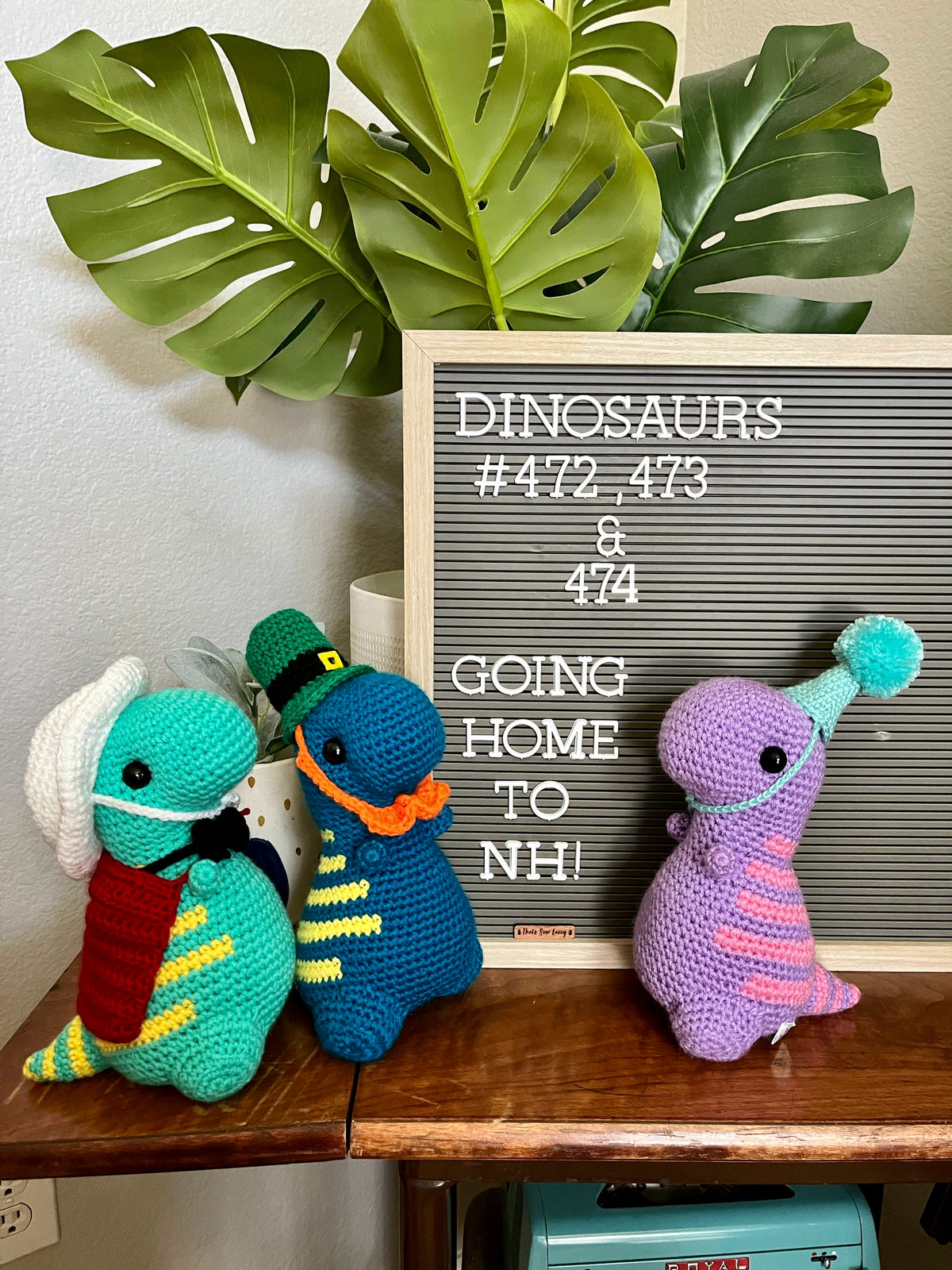 Sapphire & Yellow - Chubby Dinosaur
