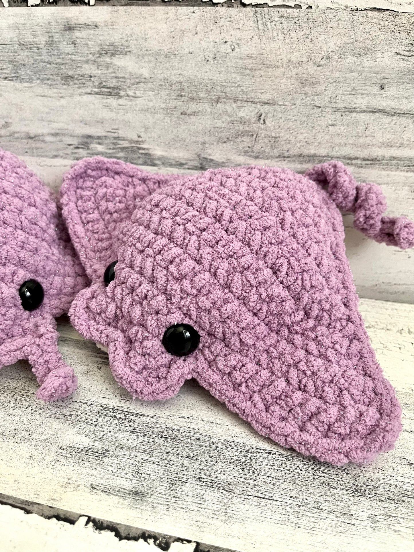 Lavender Sparkle Ray - MEGA Plush