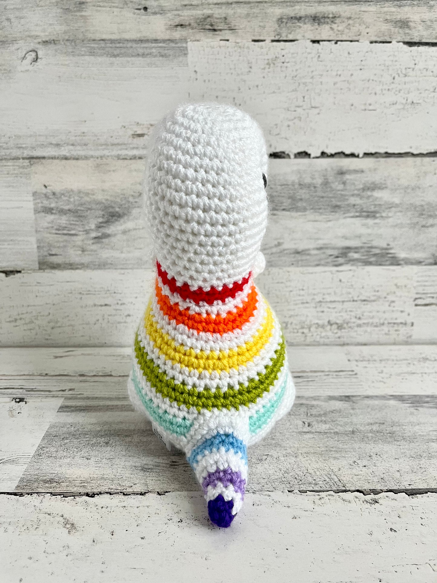 Autism Awareness Rainbow Stripes - Chubby Dinosaur