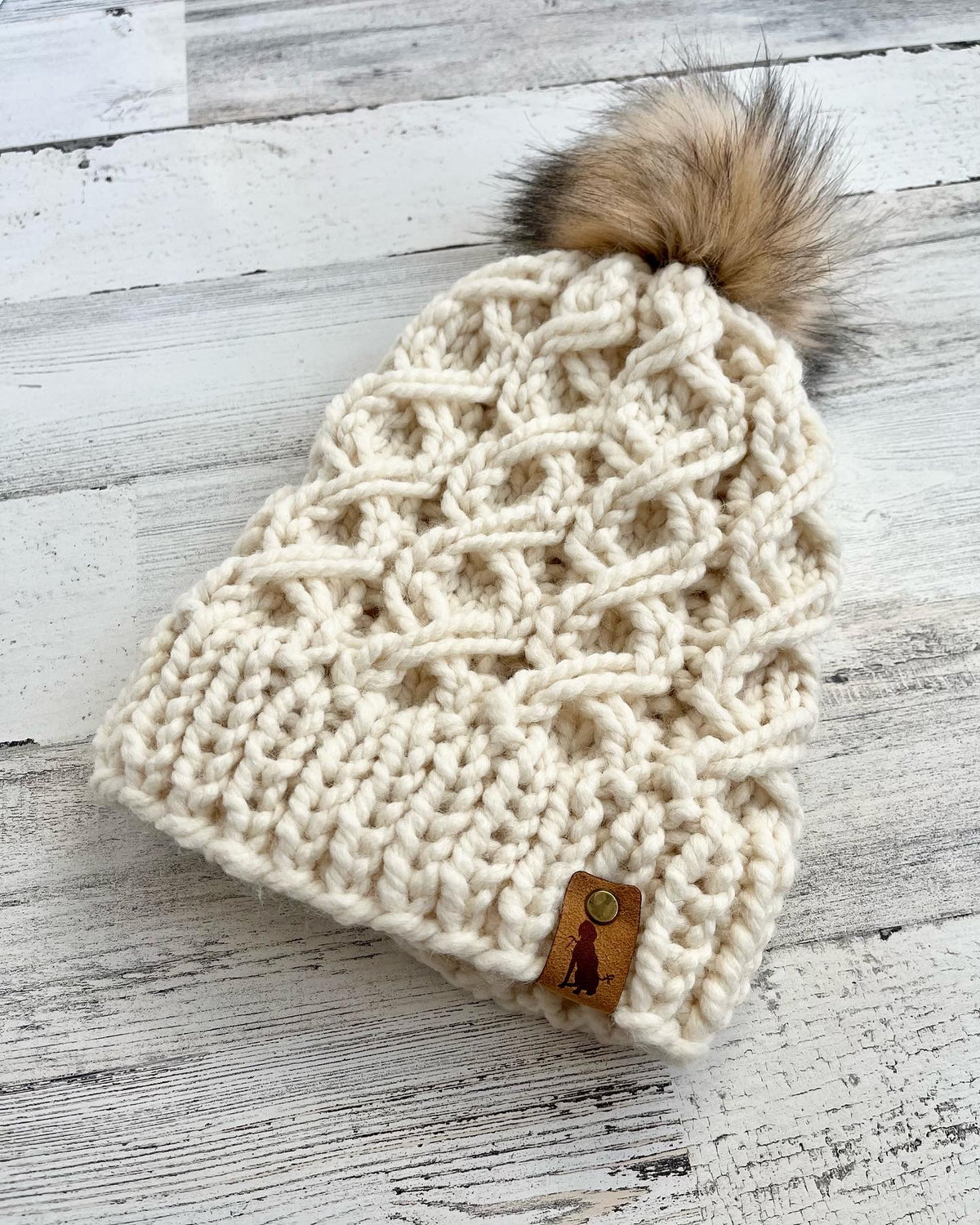 Unbreakable Vow Beanie with Faux Fur Pom