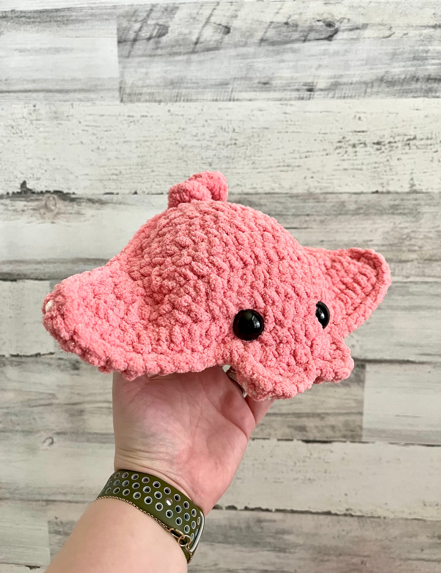 Rose Sparkle Ray - MEGA Plush