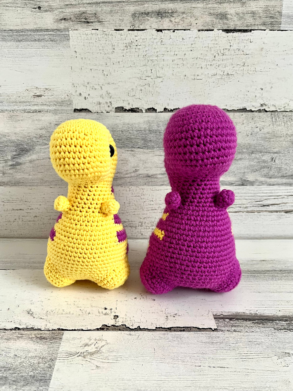 Purple and Yellow - Chubby Dinosaur