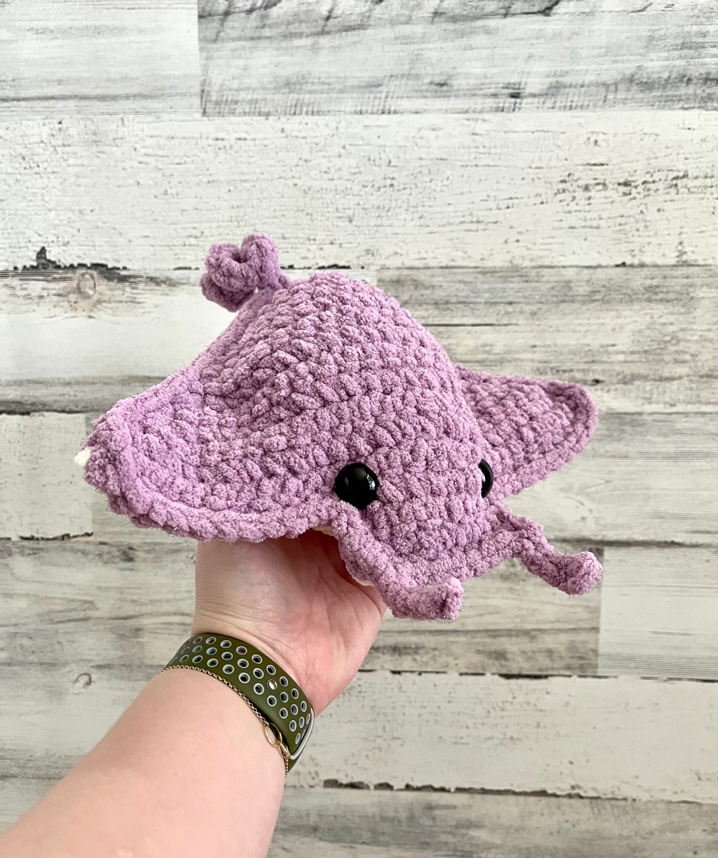 Lavender Sparkle Ray - MEGA Plush