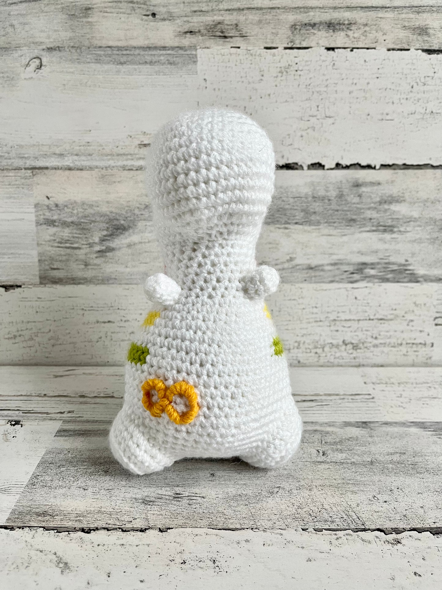 Autism Awareness Rainbow Stripes - Chubby Dinosaur