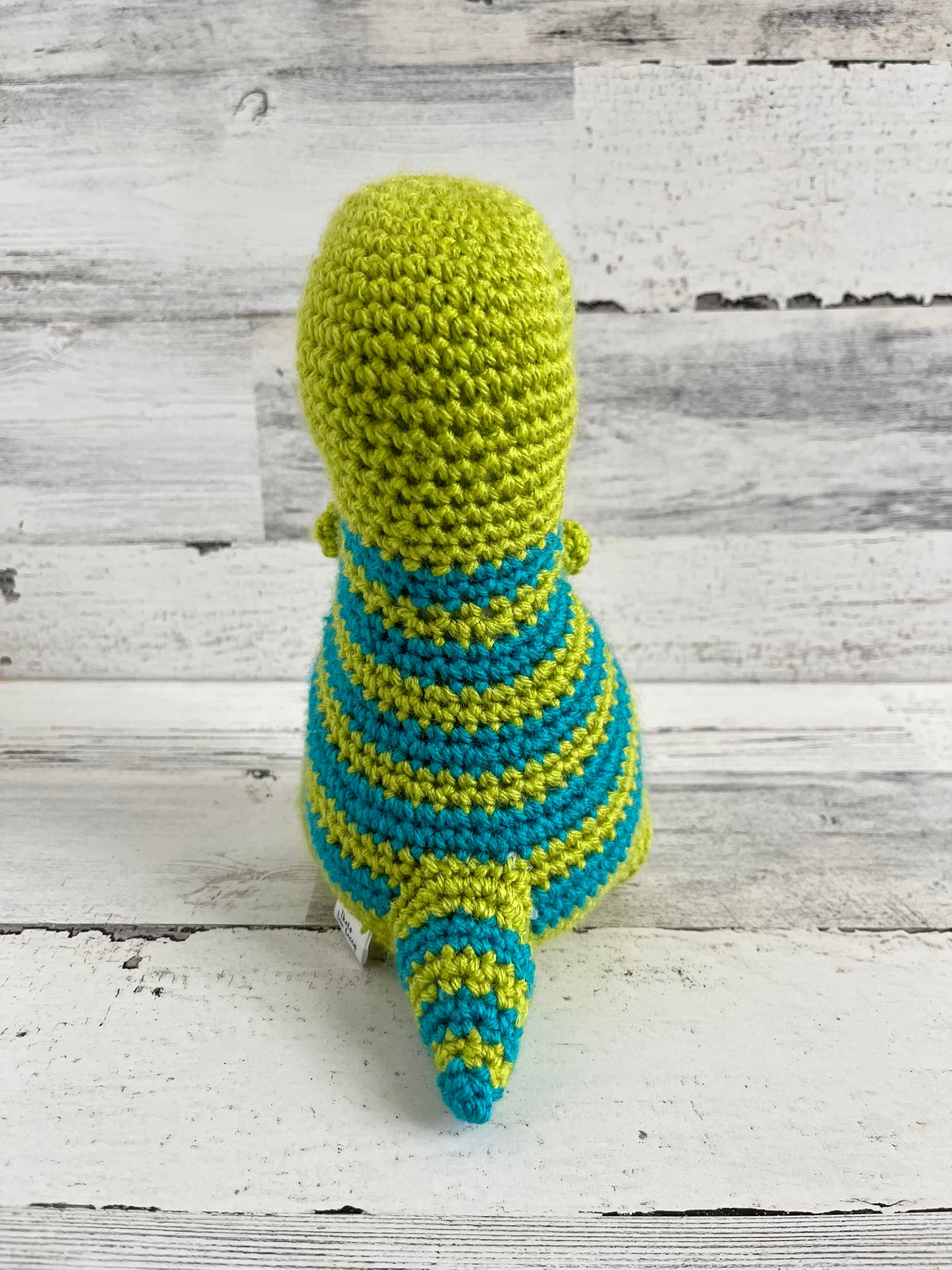 Green with Blue Stripes (Snacks) - Chubby Dinosaur
