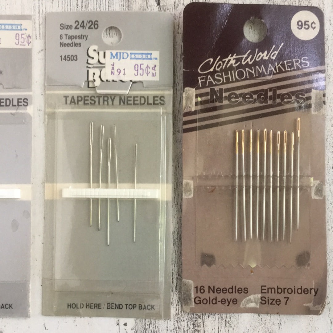Vintage Dritz & Susan Bates Embroidery Needles