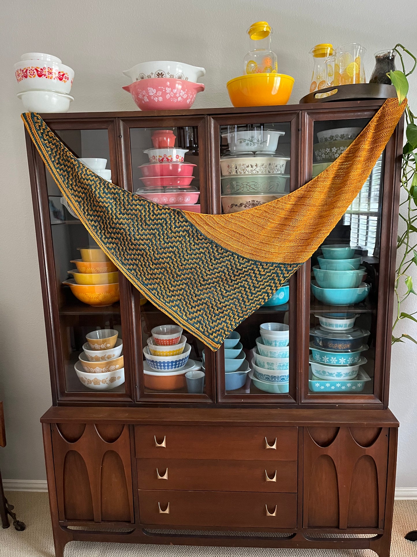 Cousteau Mosaic - Walk in the Woods Shawl