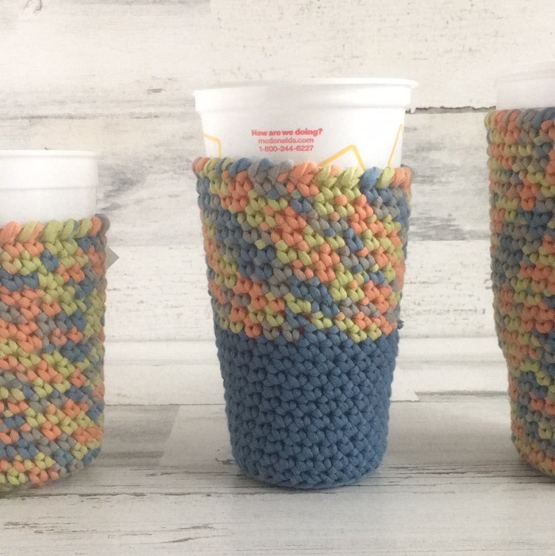 Retro Variegate - Hot and Cold Cup Cozy -