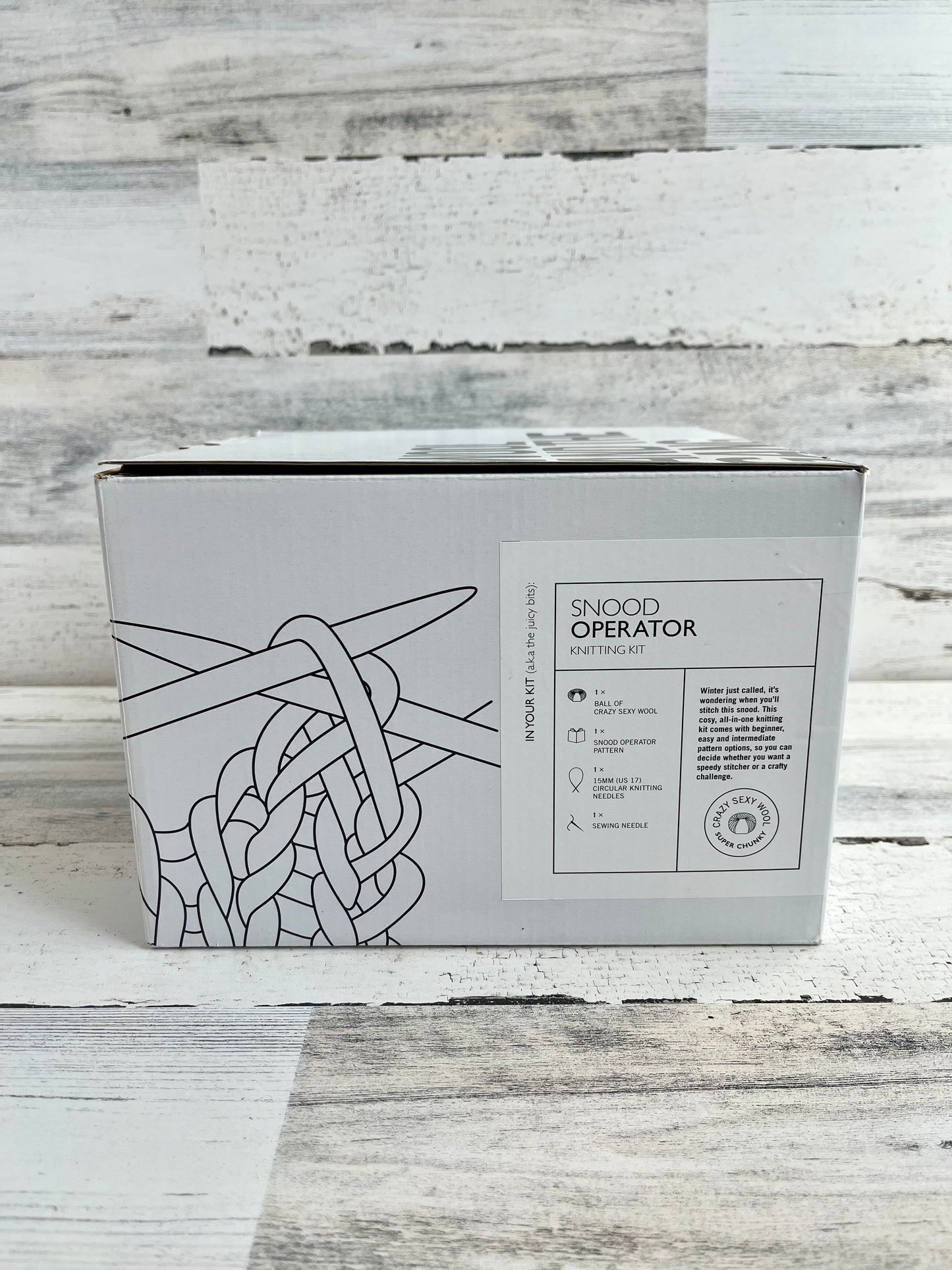 Snood Operator Knitting Kit - Wool and the Gang