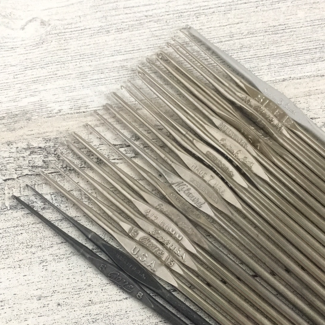 ALL Steel Lace Crochet Thread Hooks