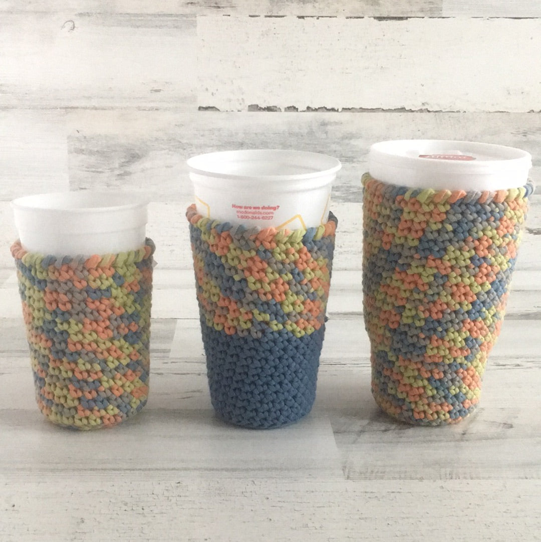 Retro Variegate - Hot and Cold Cup Cozy -