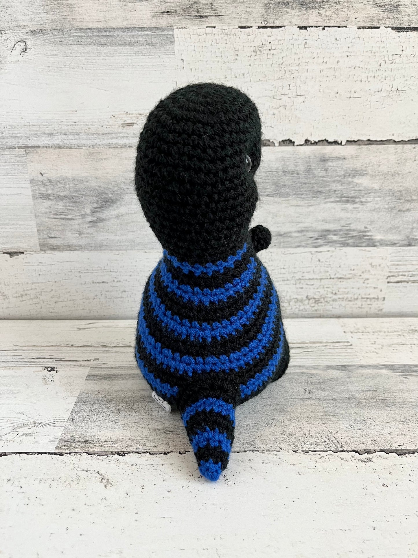 Black with Varsity Blue Stripes - Chubby Dinosaur