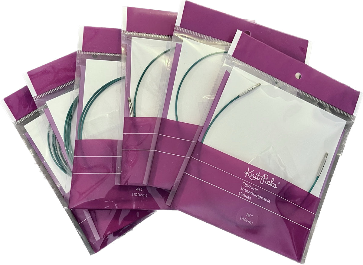 Knit Picks Interchangeable Cords for Circular Knitting Needles