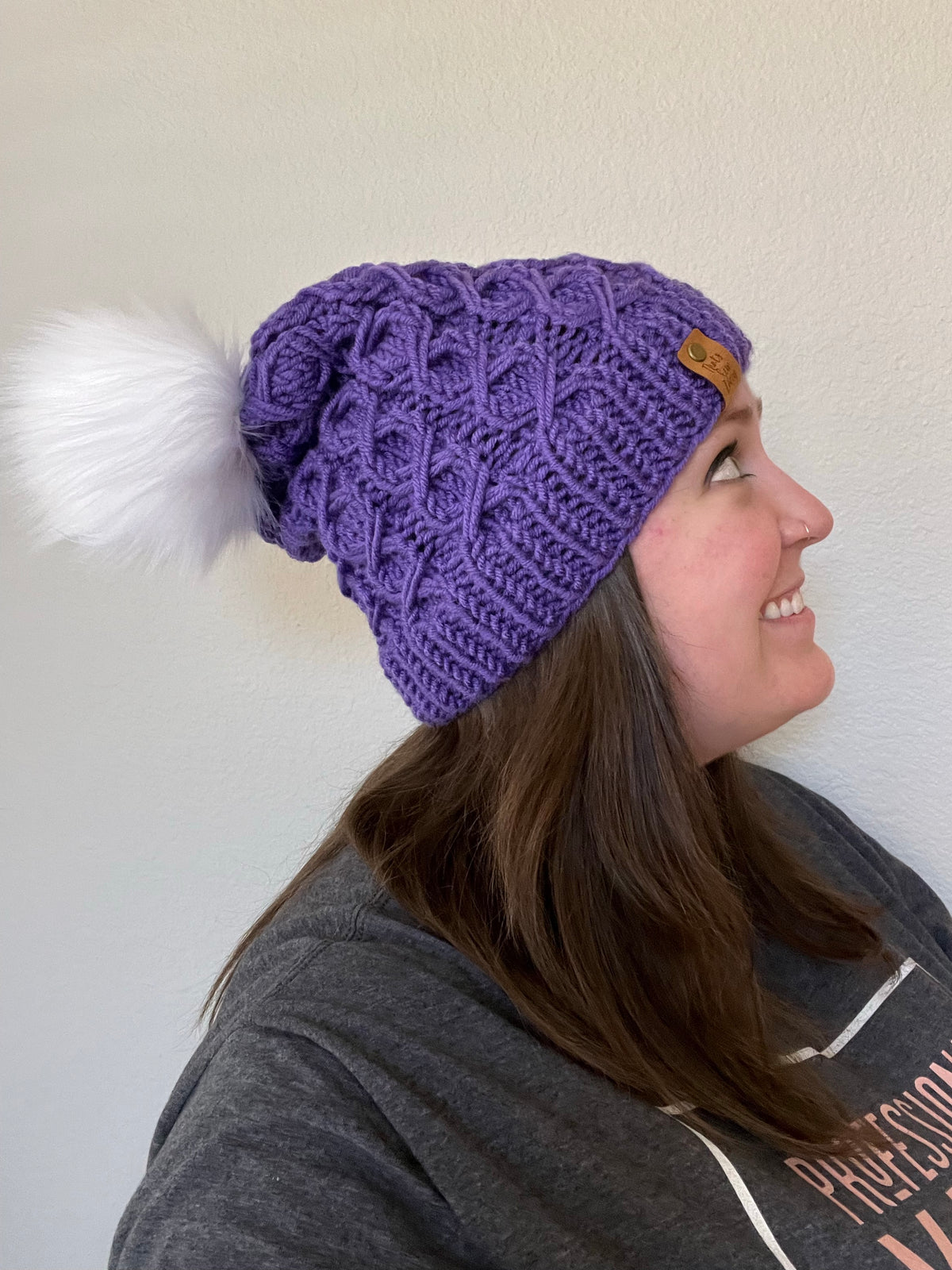 Unbreakable Vow Beanie with Faux Fur Pom