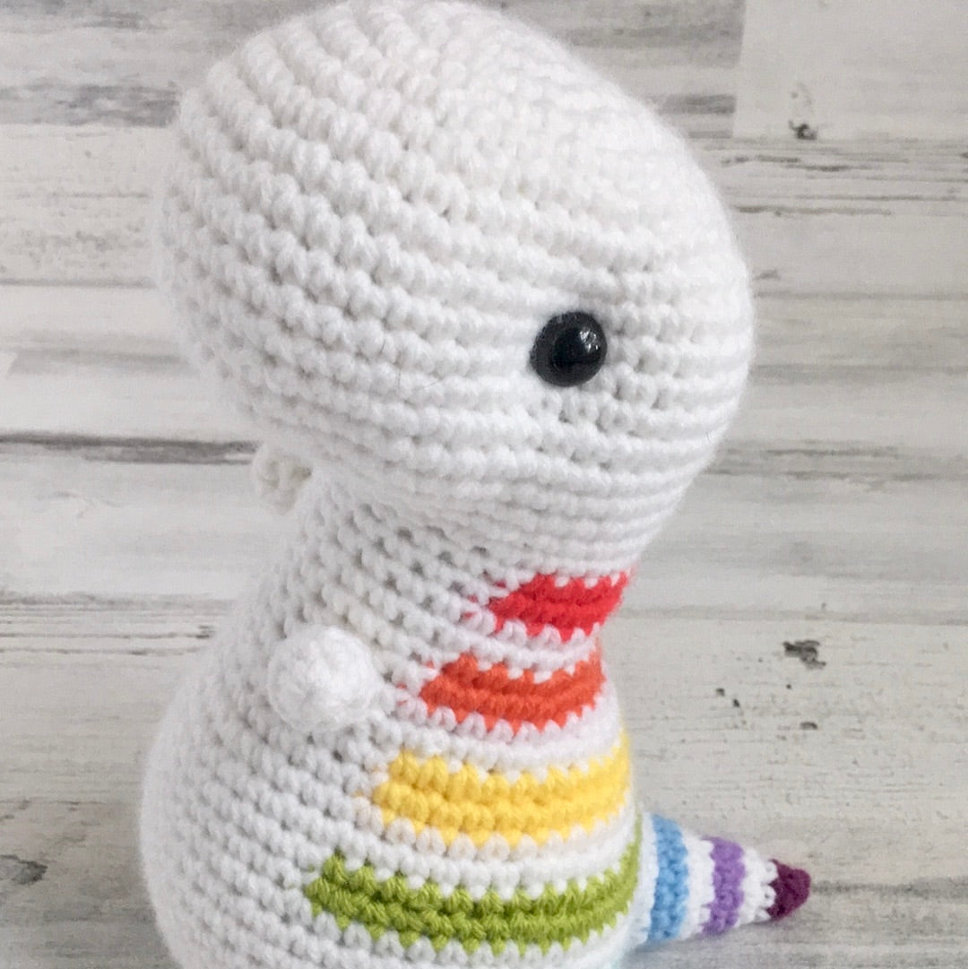 Rainbow Stripes - Chubby Dinosaur