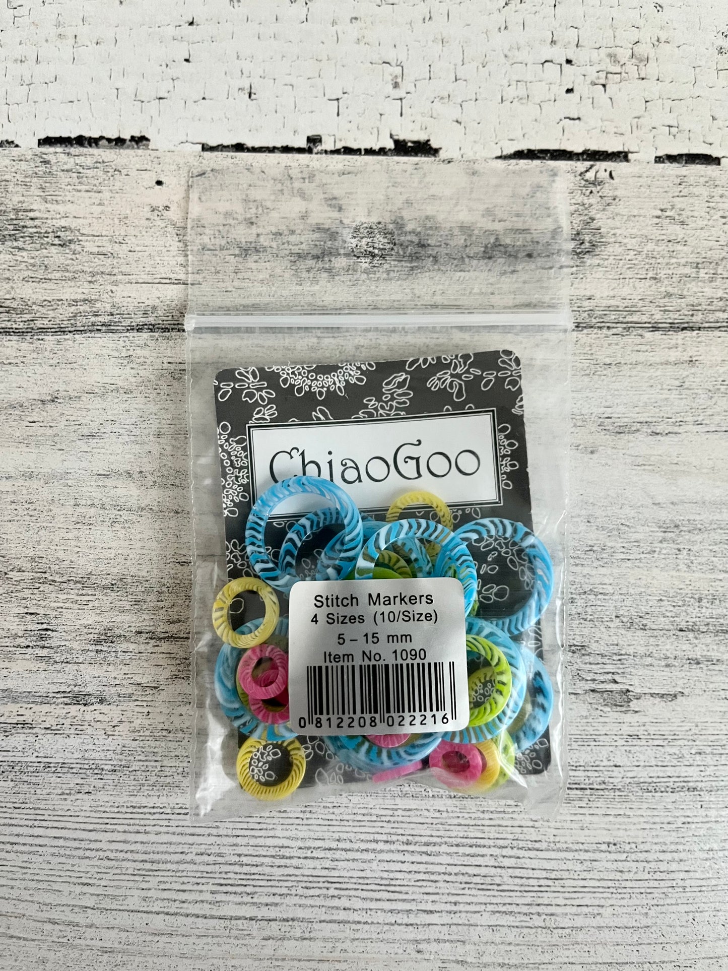 ChiaoGoo Knitting Stitch Markers - 5-15mm